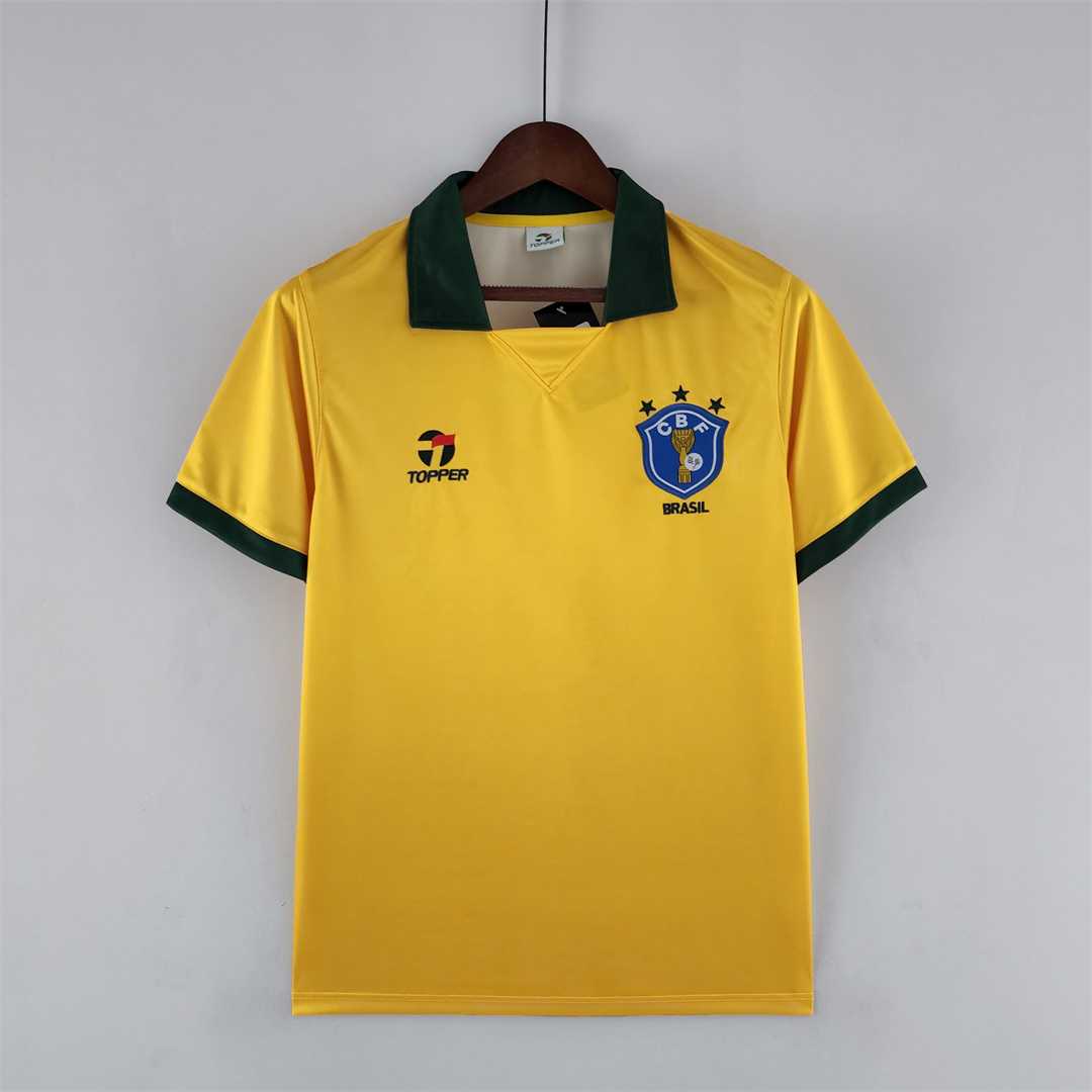 AAA Quality Brazil 1988 Home Soccer Jersey